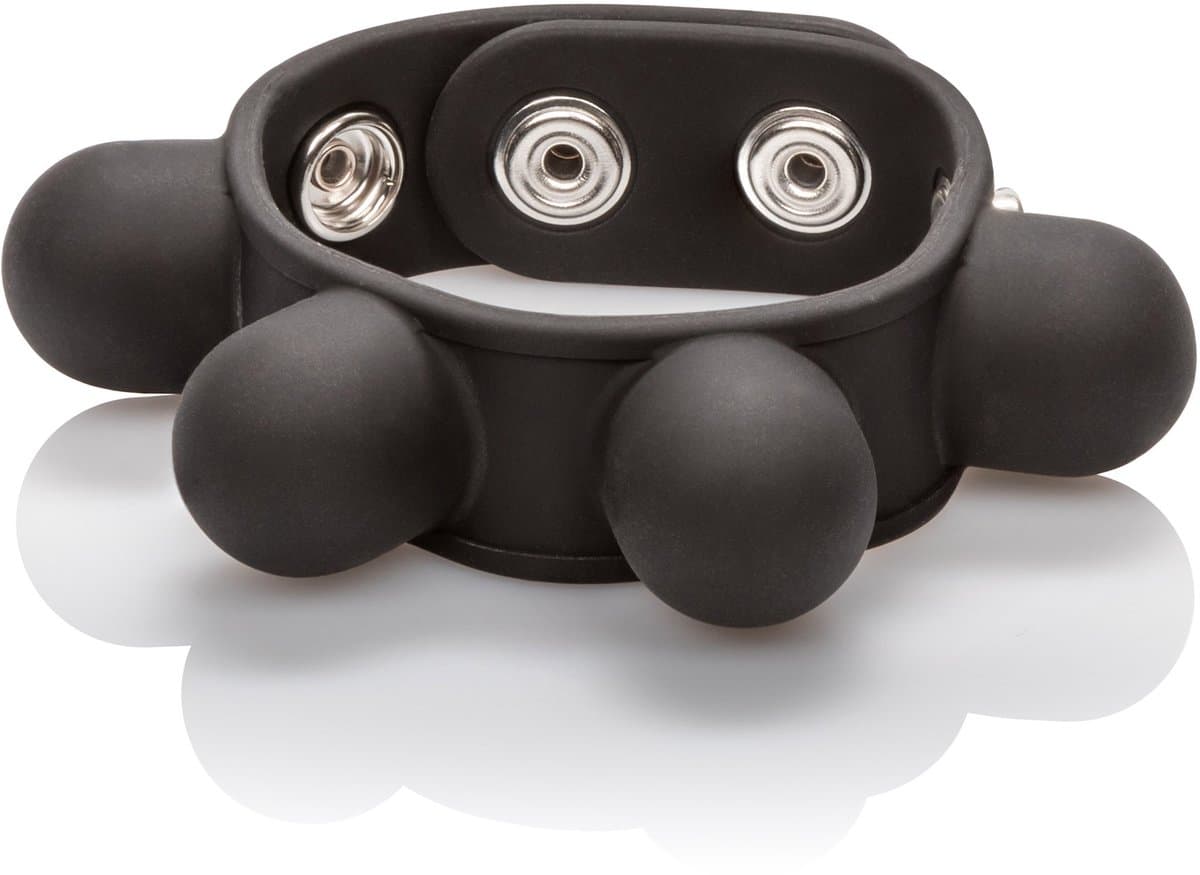 CalExotics - Weigted Ball Stretcher - Rings Zwart — afbeelding 1