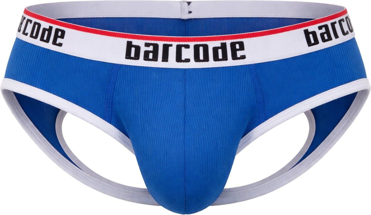 Barcode Berlin Maxime Backless Brief Royal - MAAT L - Erotisch Heren Ondergoed - Slip voor Man - Sexy mannen Slip — afbeelding 1