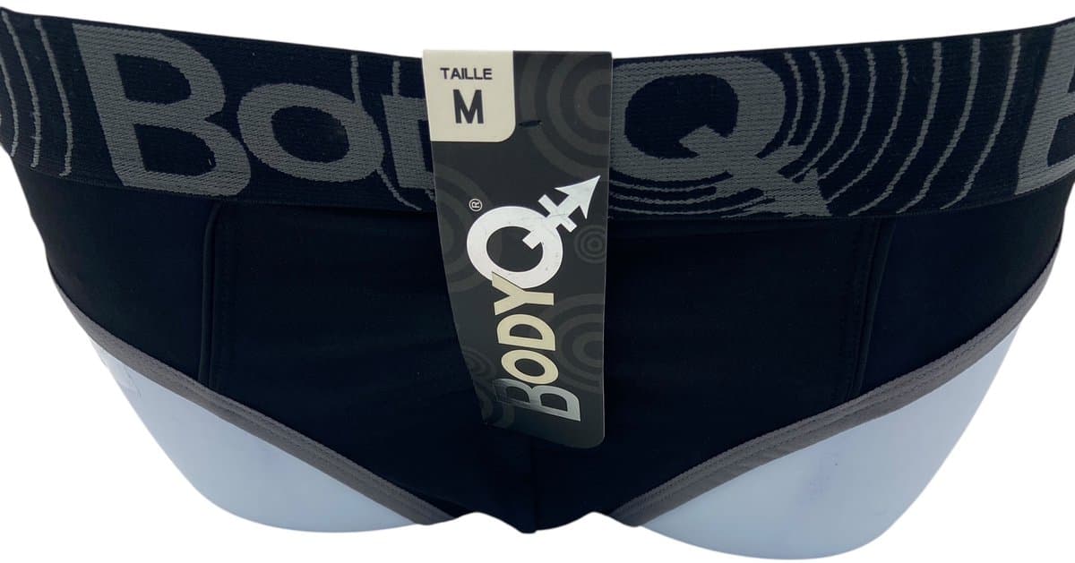 BodyQ Sexy Heren Jockstrap – Zwart Grijs – Erotische Herenlingerie – Maat S — afbeelding 1
