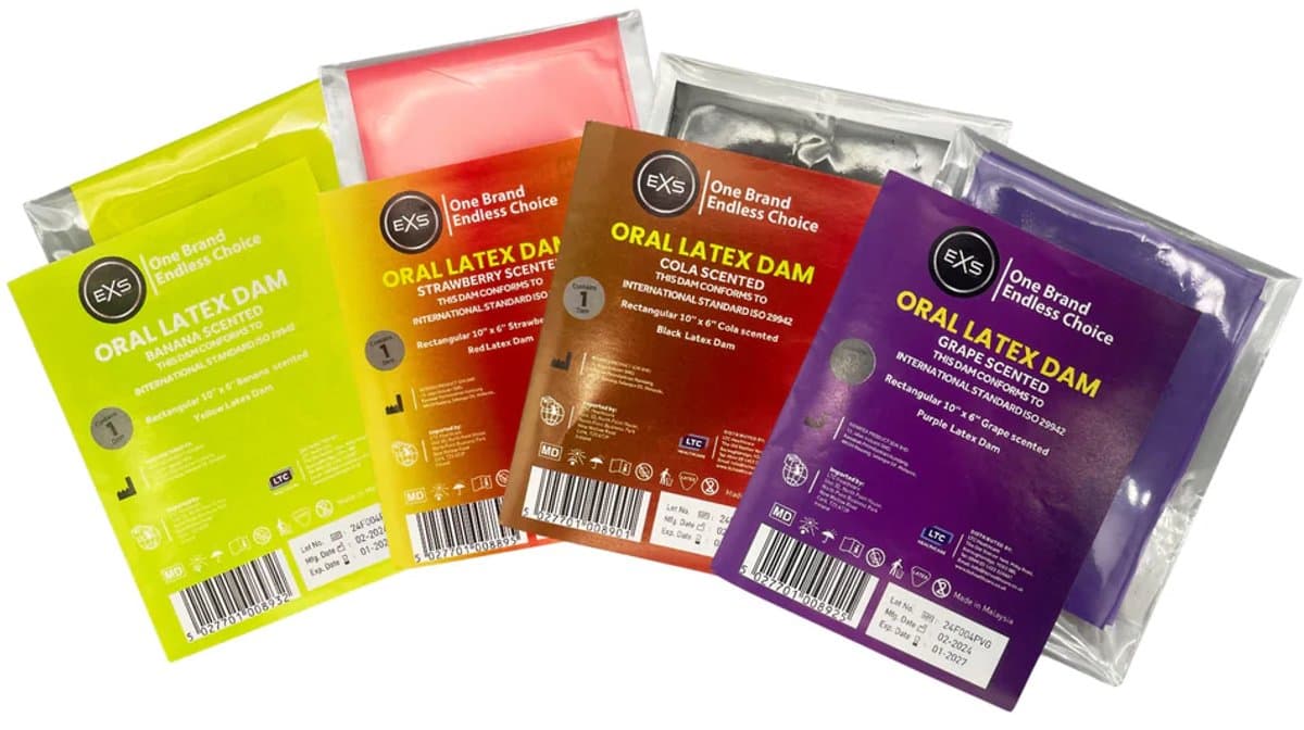 EXS - Beflapjes met Kleur/Geur - Mix 4 Stuks — afbeelding 1