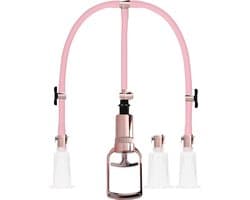 Clitoral & Nipple Pump Set Large - Rose Gold