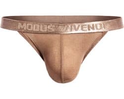 MODUS VIVENDI Mesh Through Tanga Brief Skin - MAAT XL - Erotisch Heren Ondergoed - Slip voor Man - Sexy mannen Slip