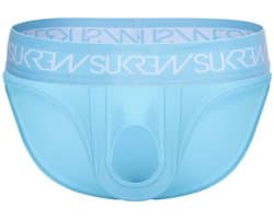 SUKREW U-Style Brief Breeze Blue - MAAT M - Erotisch Heren Ondergoed - Slip voor Man - Sexy mannen Slip