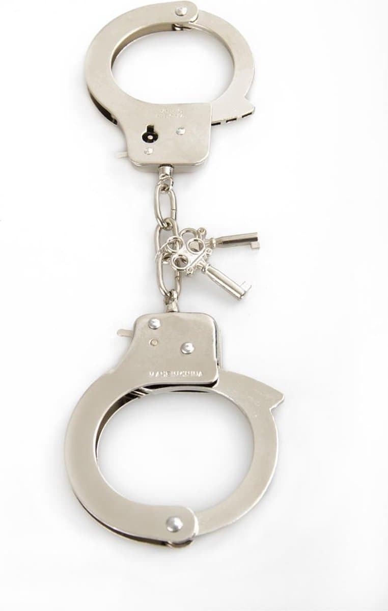 Metal Designer Handcuffs - Silver - Bondage Toys - Pipedream (all),Pipedream - Fetish Fantasy - silver - Small Size — afbeelding 1
