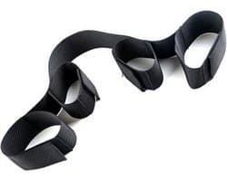 New Age Devi - Handboeien voor BDSM en volwassenen - Enkelboeien voor bondage - Boeienset voor handen en enkel - Zwart