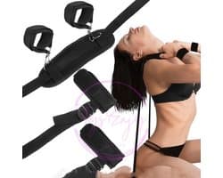 BDSM set - sex toys - handboeien seks - seksspeeltje - vastbinden- zwart, Toys4Enjoy