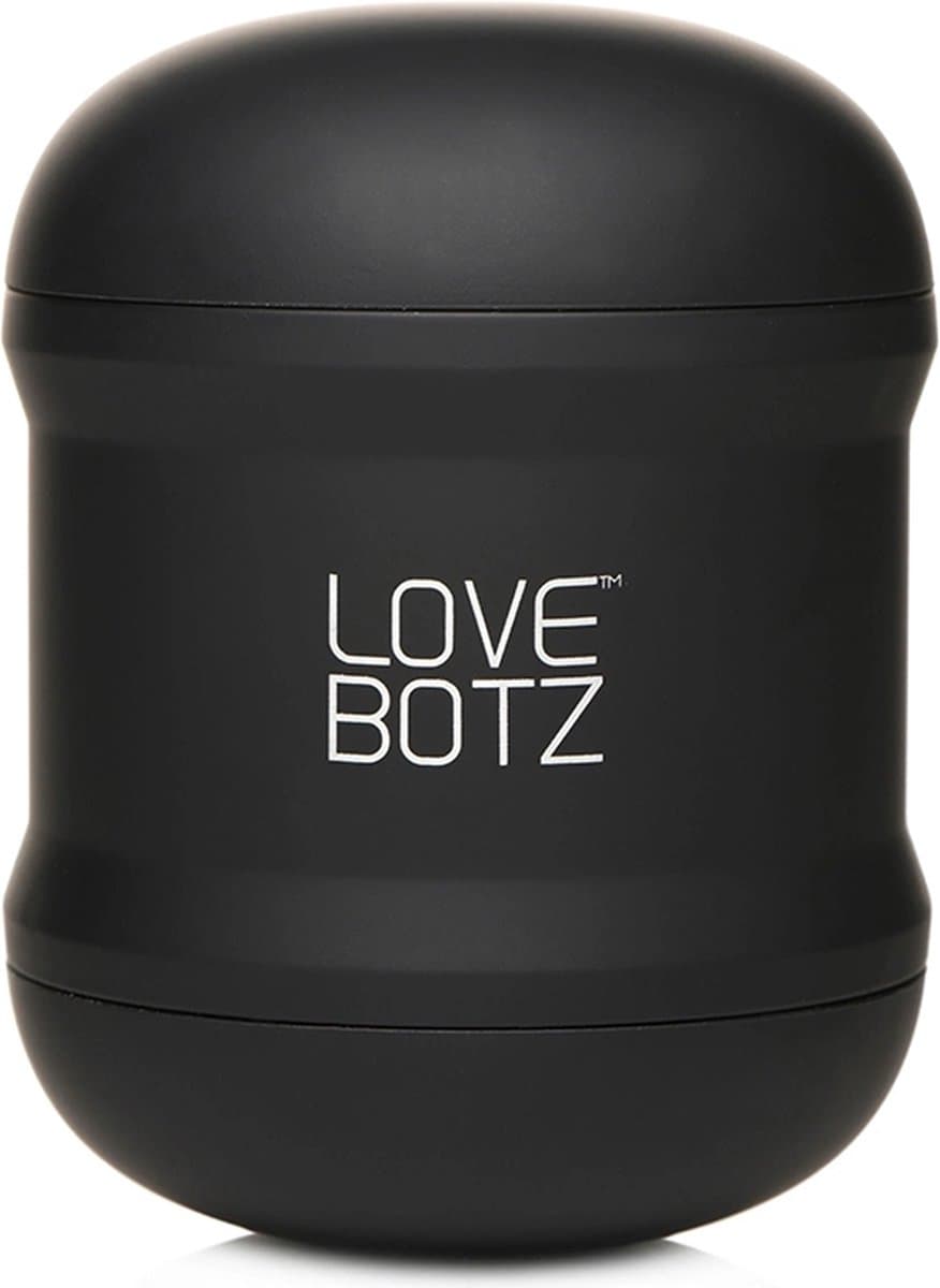 Love Botz - Masturbator - 10X Cyber Stroke Vibrating Stroker - Dubbele open uiteinden - zwart — afbeelding 1