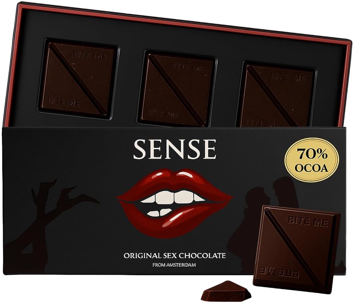 Sense Chocolate - libido verhogend - erotische booster - lustopwekker - libido verhogende chocolade - Sense chocolade - sense chocolate sex - 6 stuks — afbeelding 1