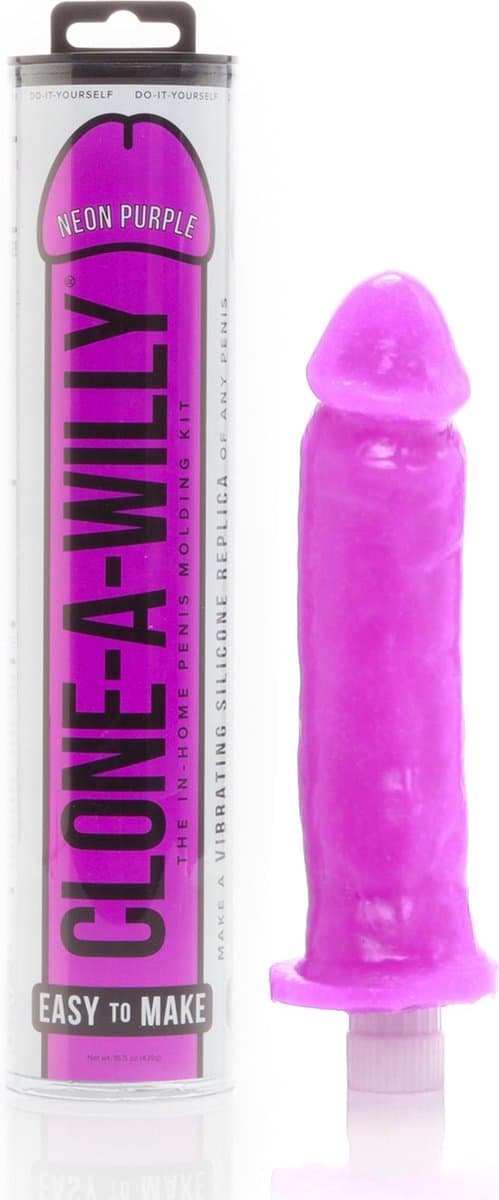 Clone A Willy Kit Dildo - Neon Paars — afbeelding 1
