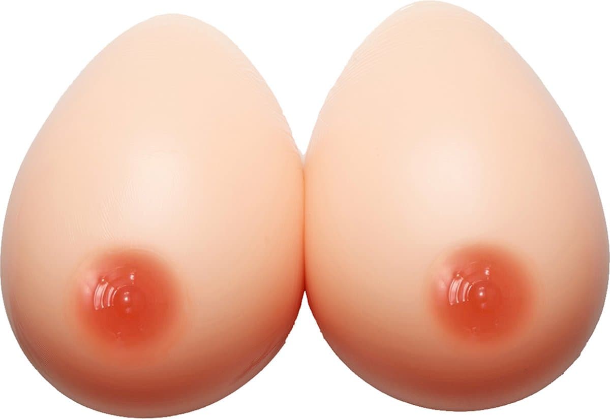 Borstprothese - 2-delige set - Cup C - 100% hypoallergene medische siliconen - kunstborst - Protheses - Kunstmatige Nep Borst - Valse Borsten - Kunst Borst - Siliconen Huid - Crossdresser - Transgender - Travestiet — afbeelding 1