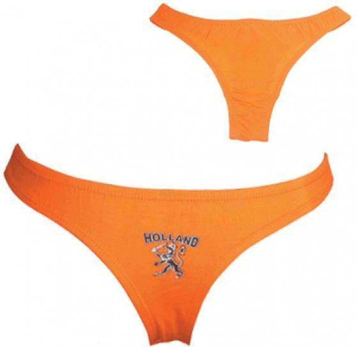 Damesstring - Slip - EK/WK Voetbal - Oranje - maat L — afbeelding 1