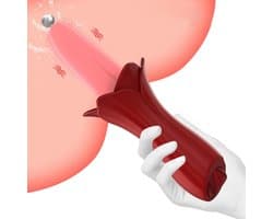 Sex Toys voor Vrouwen Likkende Tong Vibrator - Vibrators voor Vrouwen - Tong Vibrator - Clitoris Zuiger – Diep Waterdicht – Bef Vibrator met 10 Sterke Standen - Siliconen - Discreet Verzonden