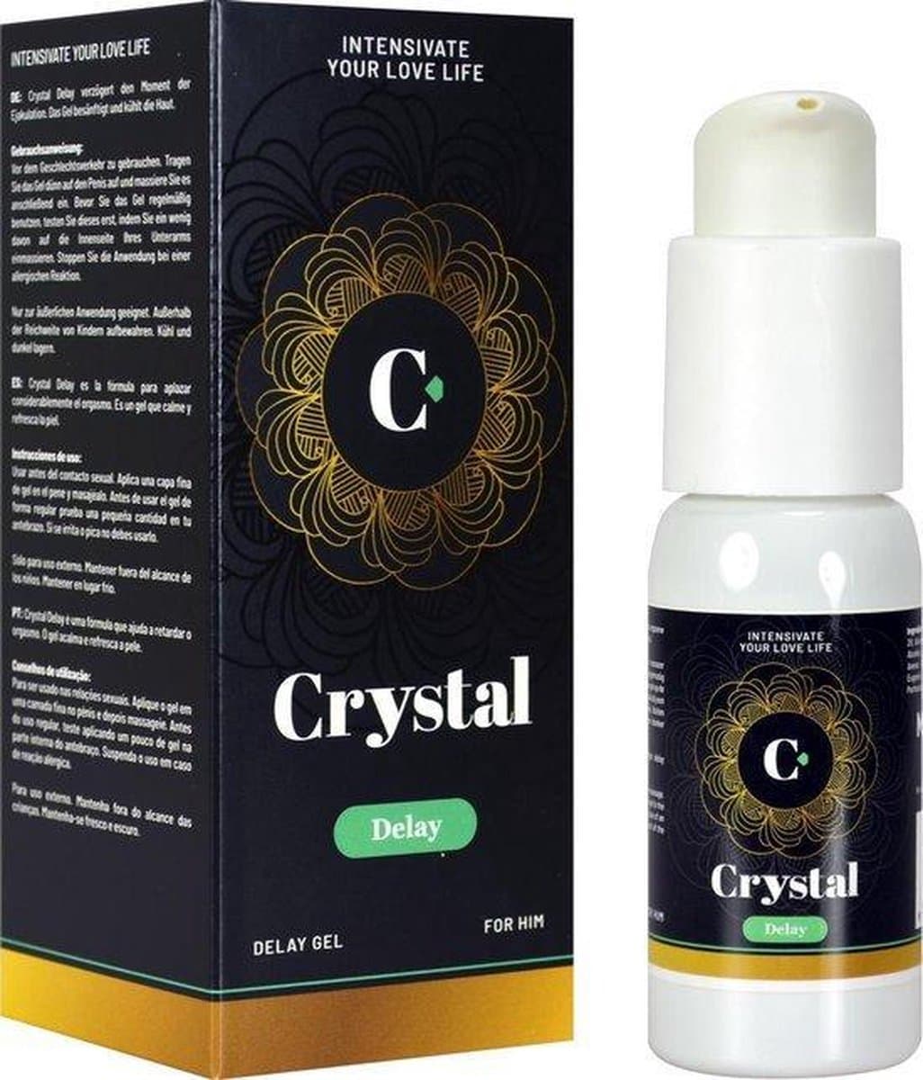 Crystal - Delay Gel - 50 ml - Transparant - Drogist - Voor Hem - Drogisterij - Klaarkomen uitstellen — afbeelding 1